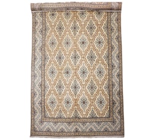 11X17 Antique Fine Persian Kashan Rug, circa 1940