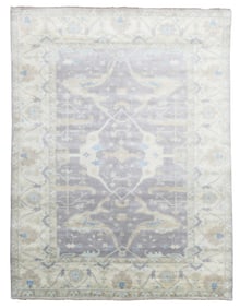 10X14 Gray Oushak Area Rug