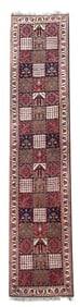 3X10 Estate Persian Bakhtiari Hand-Knotted Runner, Circa 1970
