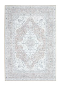 4X6 Tabriz Premium 1/4" Pile Ultra Soft Rug with Non-Slip & Padded Backing