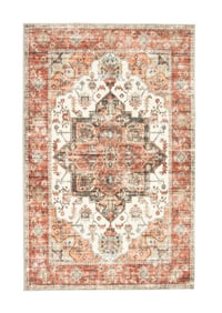 3X5 Serapi Premium 1/4" Pile Ultra Soft Rug with Non-Slip & Padded Backing