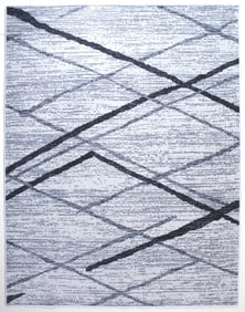 8X10 Modern Diamond Trellis Machine Washable Rug