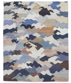 6X10 Modern Camouflage Area Rug