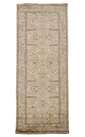 6X18 Oushak Gallery Runner Hand-Knotted Veg Dyed Wool