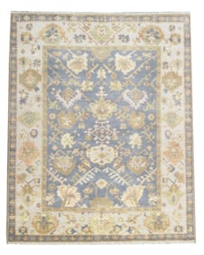 8X10 Oushak Hand-Knotted Rug