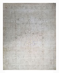 10X12 Vintage Distressed Persian Tabriz