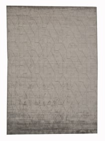 8X11 Silk Modern Handmade Area Rug