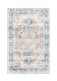 3X5 Heriz Premium 1/4" Pile Ultra Soft Rug with Non-Slip & Padded Backing
