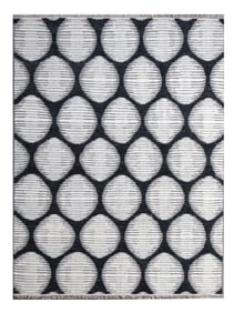 8X10 Fine Modern High-Low Hand-Knotted Area Rug