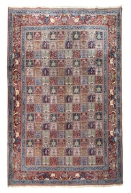 8X11 Estate Persian Bakhtiari Rug, Circa 1970