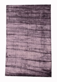 5X8 Violet Silk Modern Handmade Area Rug