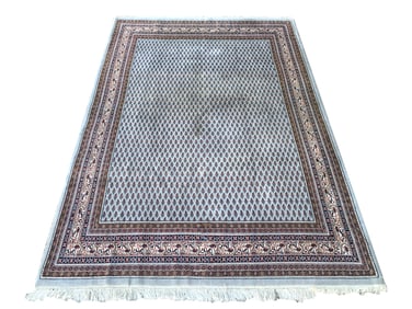 6X9 Estate Saraband Hand-Knotted Rug, Circa 1980