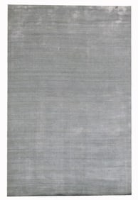 6X9 Light-Green Silk Modern Handmade Area Rug