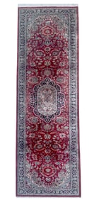 3X10 Estate Fine Tabriz Runner, Circa 1990