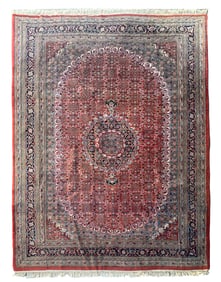 8X11 Estate Bidjar Hand-Knotted Wool Rug, Circa 1980