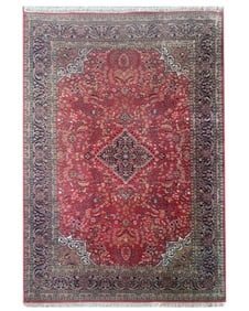 8X11 Estate Tabriz Rug, Circa 1980