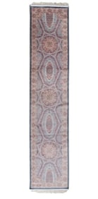 3X12 Hereke Tufted Pure Silk Runner