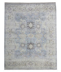 8X10 Oushak Hand-Knotted Rug