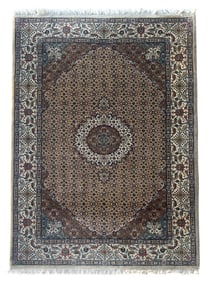 4X6 Fine Tabriz Mahi Wool & Silk Rug