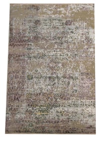8X10 Oxidized Nepal Wool & Silk Rug