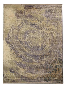8X10 Oxidized Nepali Wool & Silk Rug