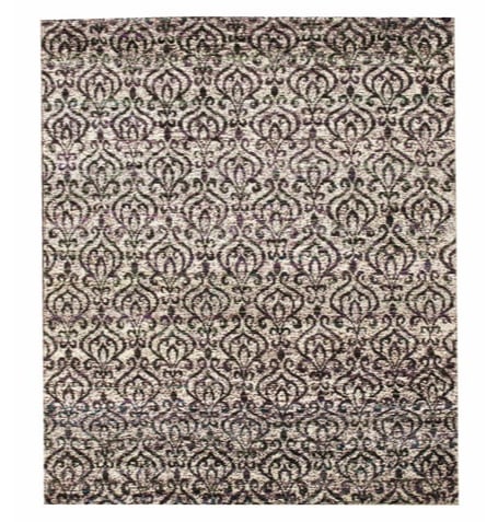 8X10 Modern Hand-Knotted Silk Area Rug (1 of 6)
