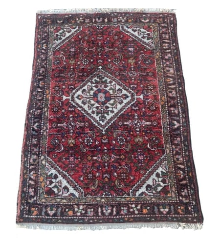 4X5 Estate Antique Persian Malayer Rug, Circa 1940 (1 of 2)