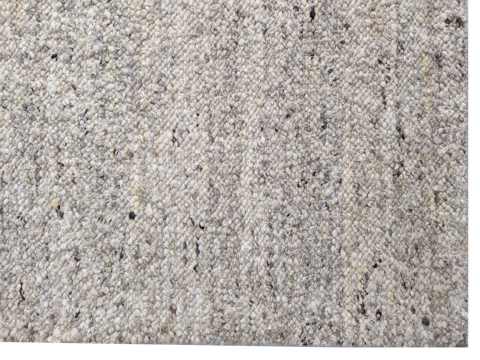 9X12 Gray Handwoven Natural Raw Wool Area Rug (1 of 4)