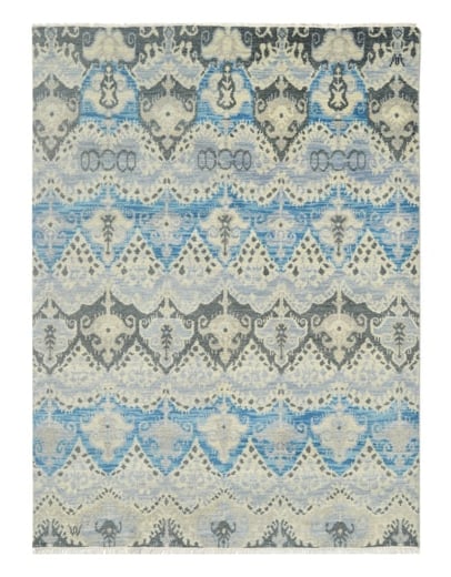 10X14 Modern Hand-Knotted Wool Area Rug (1 of 5)