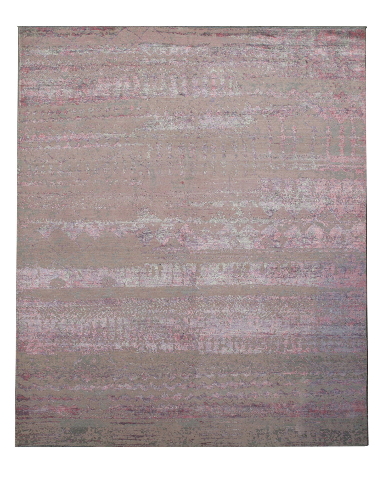 8X10 Fine Oxidized Modern Wool & Silk Rug (1 of 7)