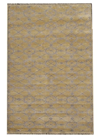 5X8 Modern Silk Hand-Knotted Area Rug (1 of 7)