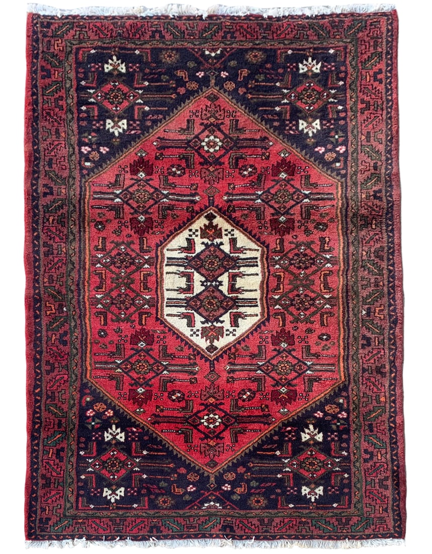 4X7 Estate Persian Malayer Rug, Circa 1970 (1 of 5)