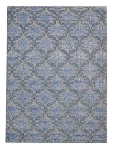 5X8 Modern Wool & Silk High-Low Rug (1 of 6)
