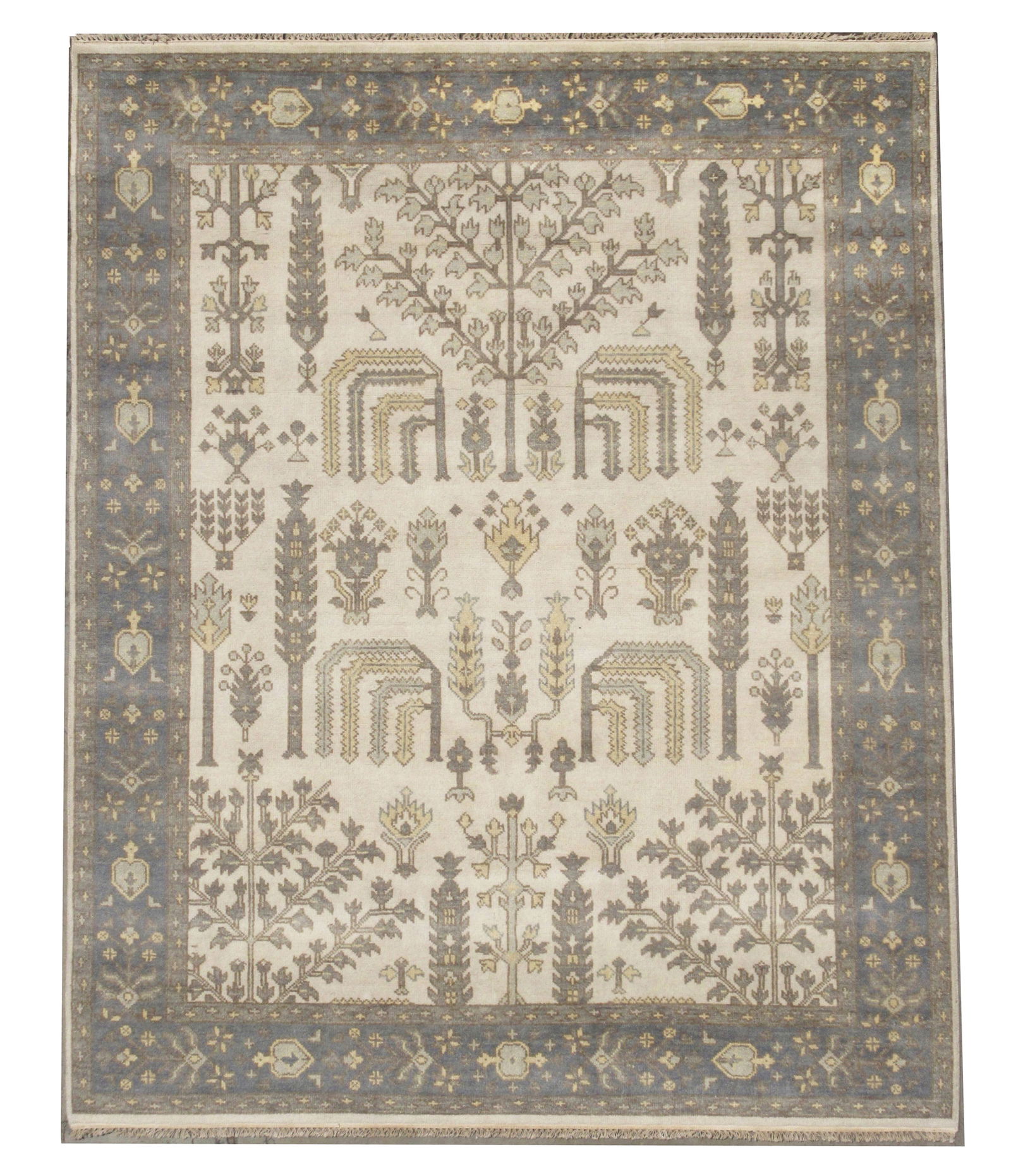 8X10 Ivory Oushak Area Rug (1 of 6)