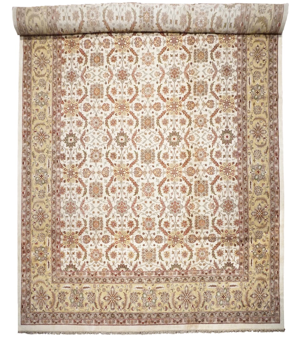 16X24 Vintage Beige Sultanabad Rug, circa 1990 (1 of 7)