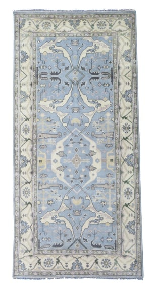 6X12 Light-Blue Oushak Gallery Runner (1 of 8)