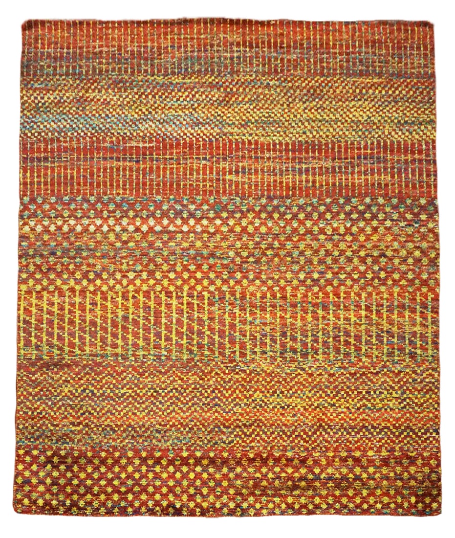 8X10 Modern Bamboo Silk Area Rug (1 of 6)