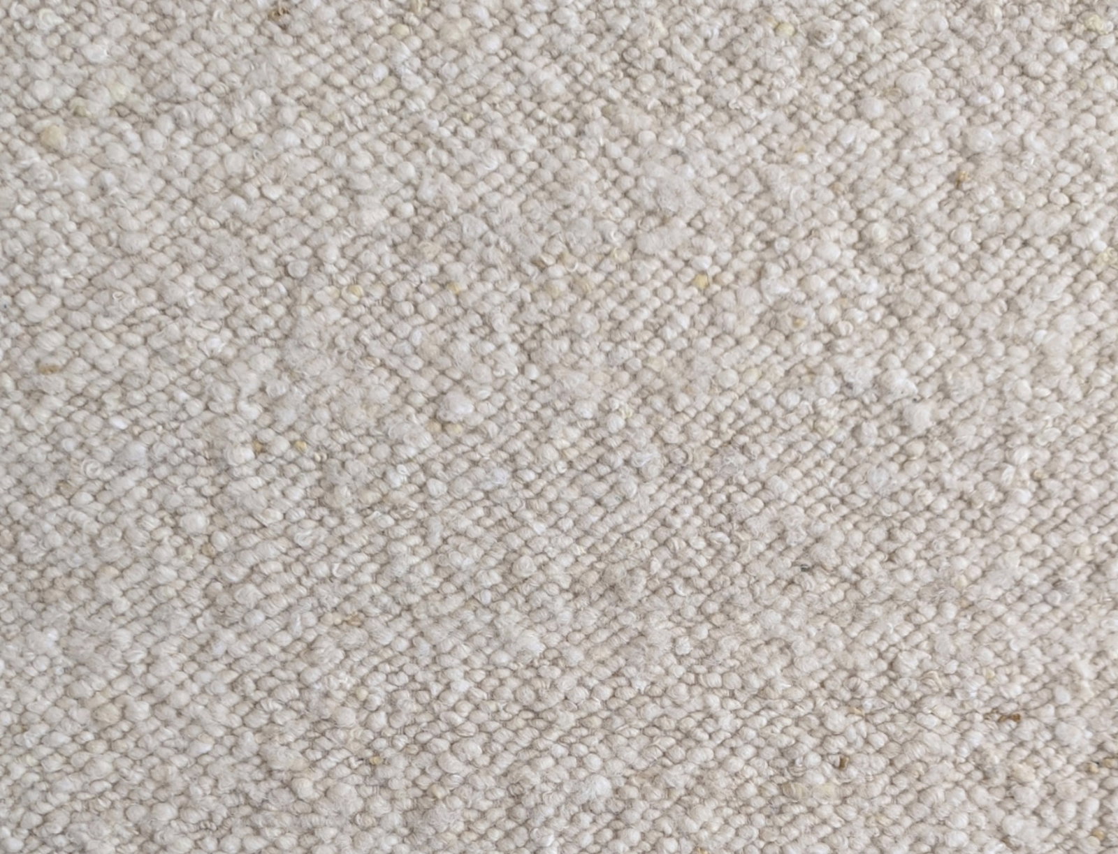 8X10 Handwoven New Zealand Wool Area Rug: Hand-knotted, flatweave New Zealand wool. Size: 8X10 New Origin: India Field Colors: Ivory Accent Colors: Brown, Beige SKU: 102.20-7.26.23-8X10-AP138