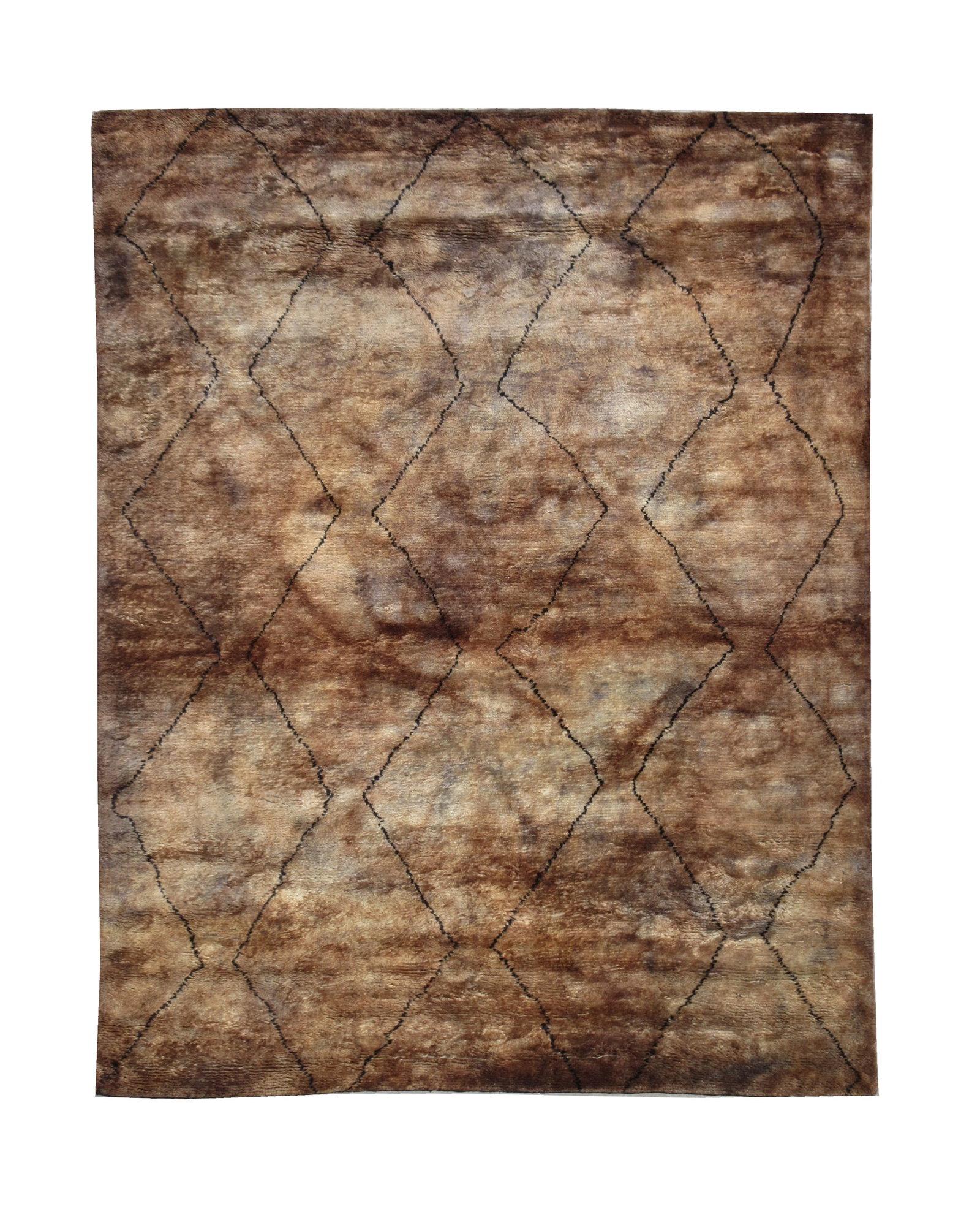9X11 Modern Moroccan Hand-Knotted Rug (1 of 5)
