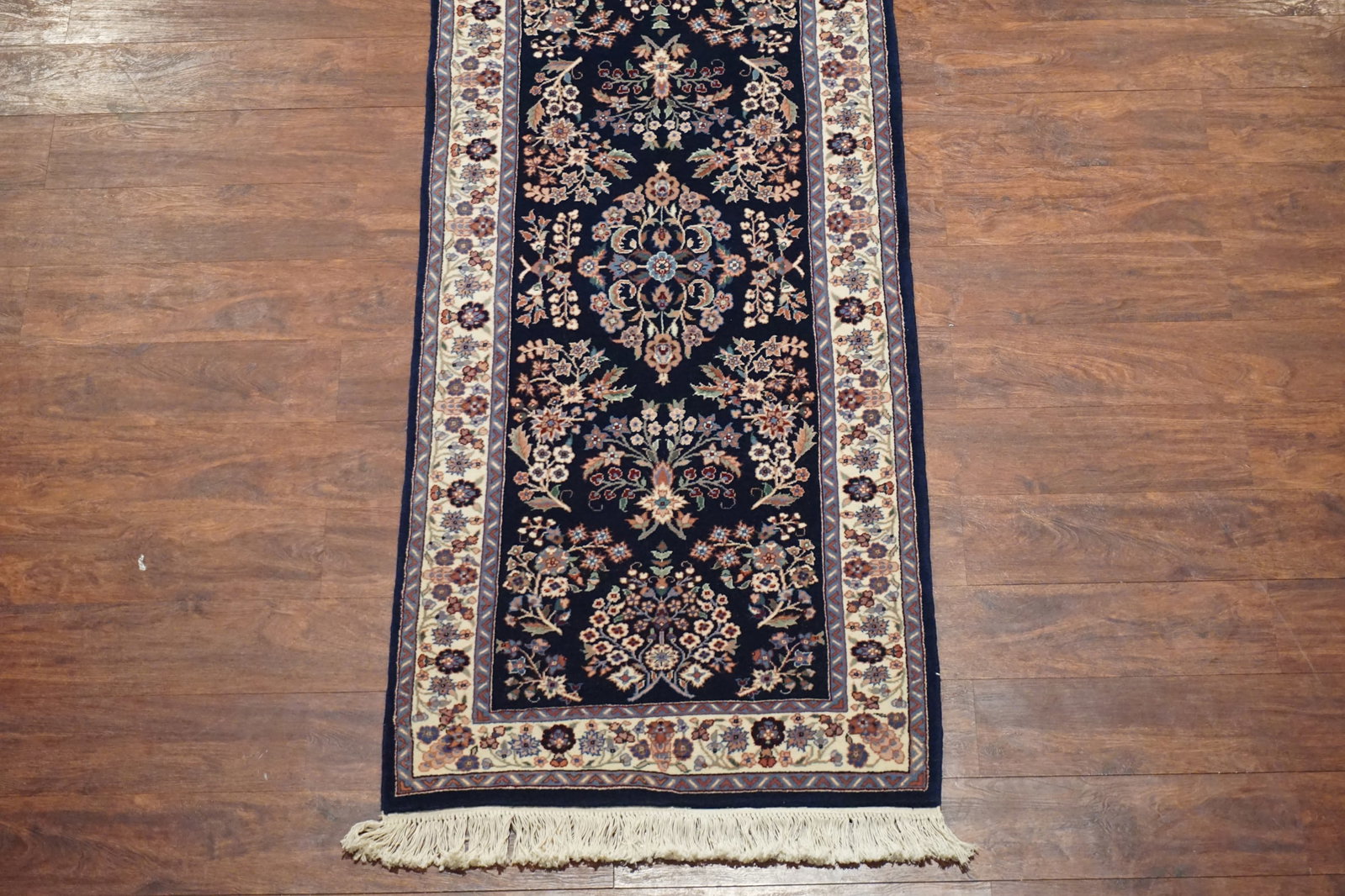 3X13 Fine Tabriz Runner, circa 2000 - 4