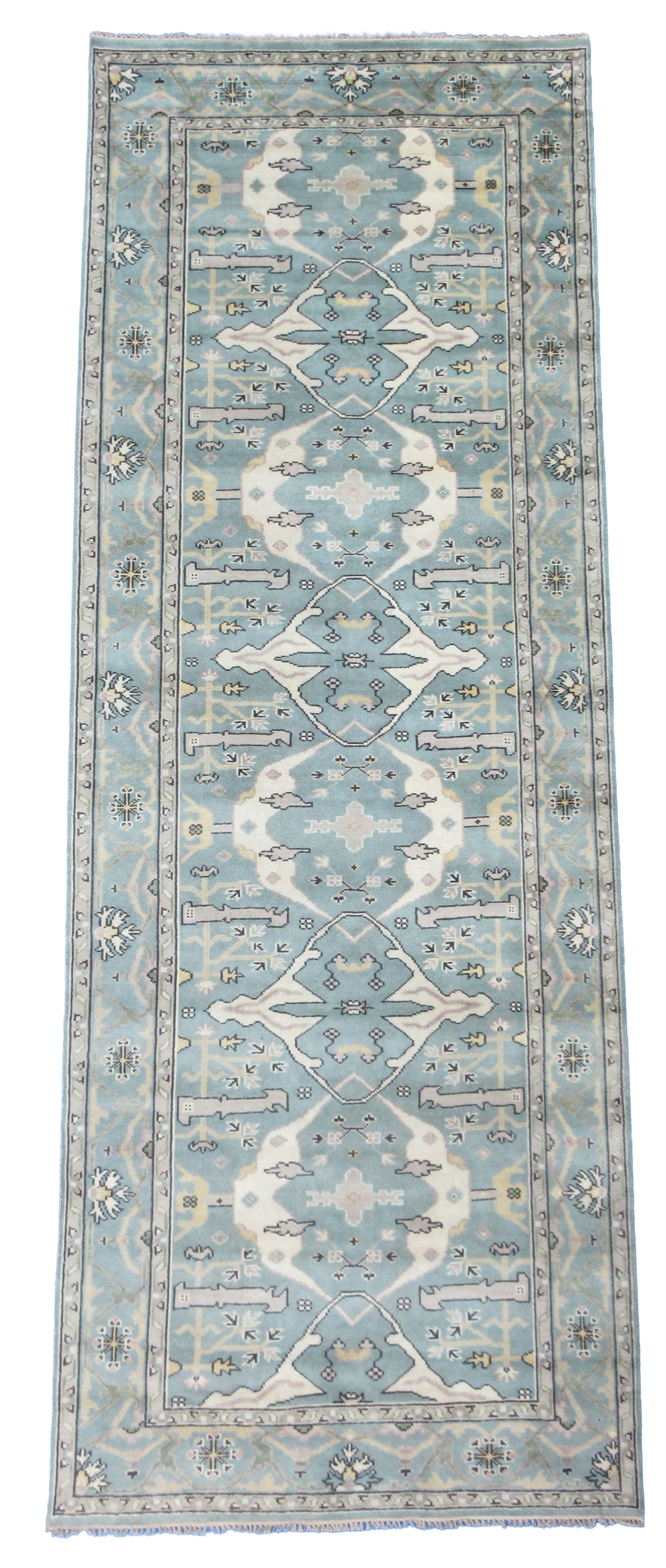 6X17 Light-Blue Oushak Gallery Runner (1 of 7)