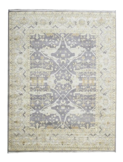12X15 Gray Oushak Hand-Knotted Rug (1 of 6)