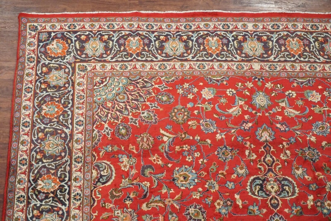 10X13 Signed Persian Dorokhsh Rug, circa 1940 - 5