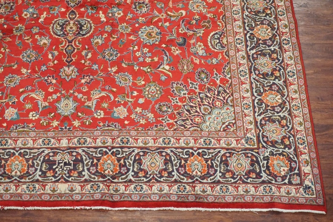 10X13 Signed Persian Dorokhsh Rug, circa 1940 - 6