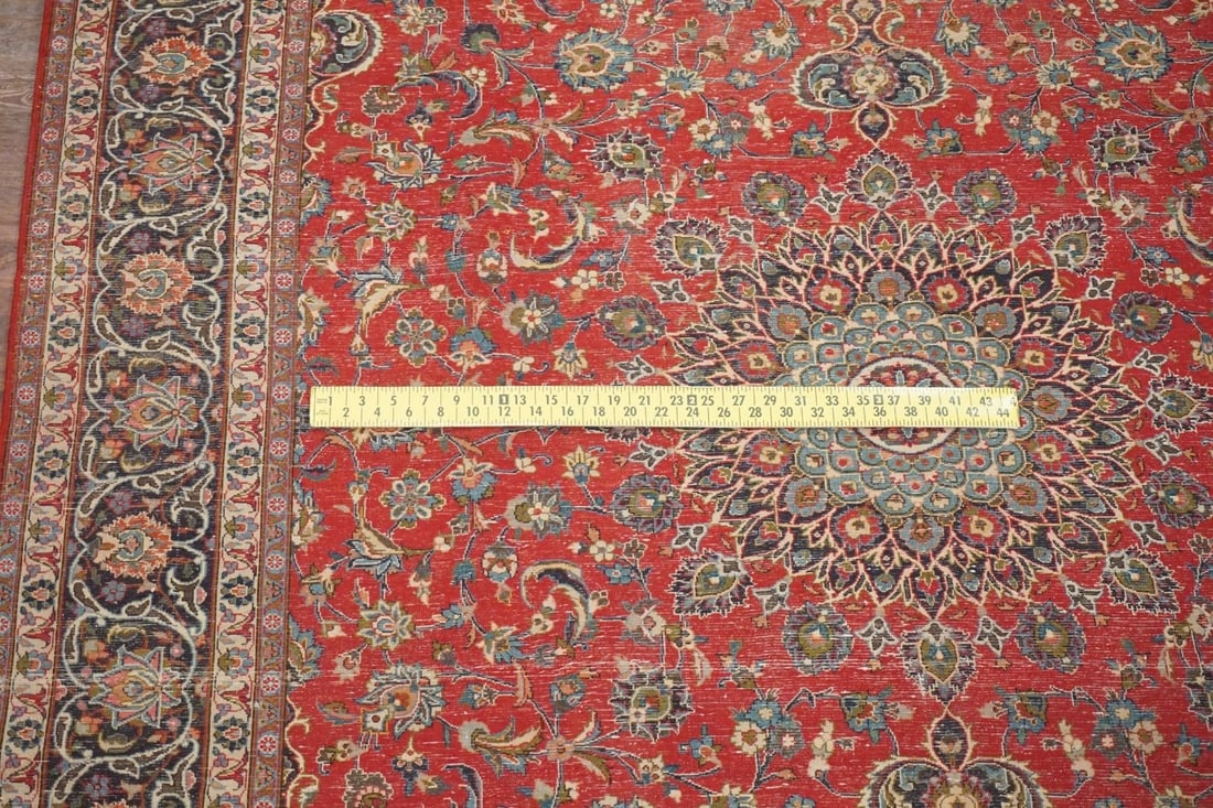 10X13 Signed Persian Dorokhsh Rug, circa 1940 - 7