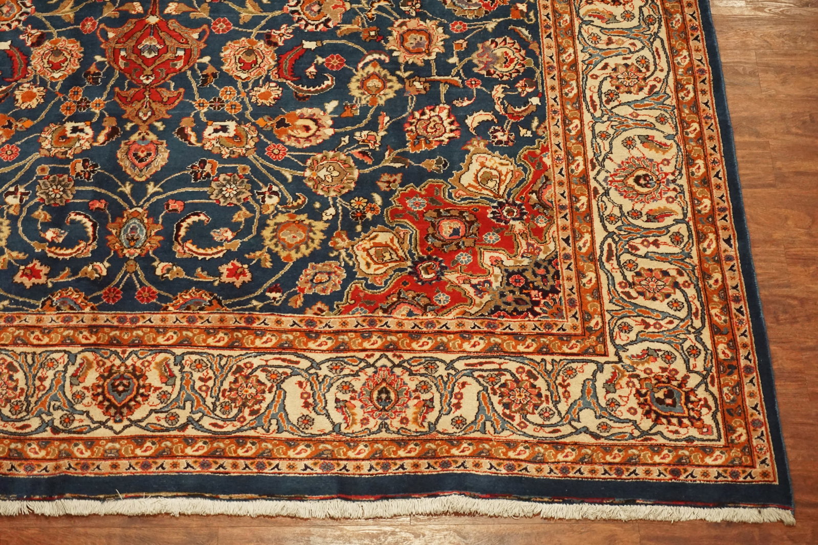 10X14 Fine Persian Isfahan Area Rug, circa 1960 - 6