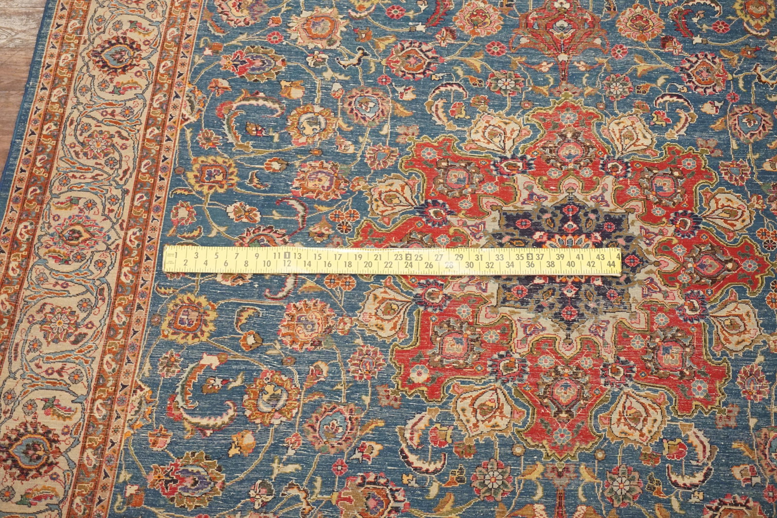 10X14 Fine Persian Isfahan Area Rug, circa 1960 - 7