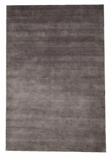 6X9 Gray Silk Modern Handmade Area Rug
