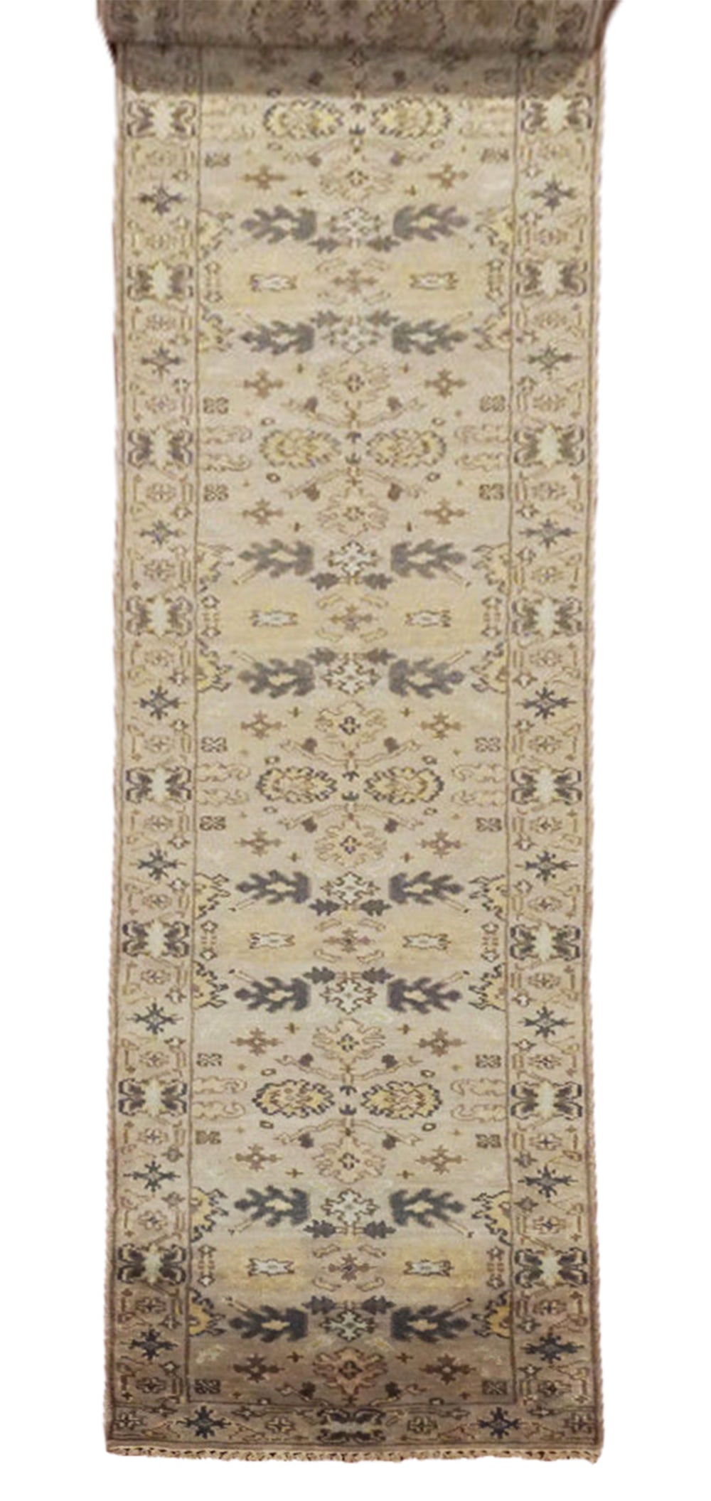 3X23 Brown Vegetable Dyed Oushak Runner (1 of 4)