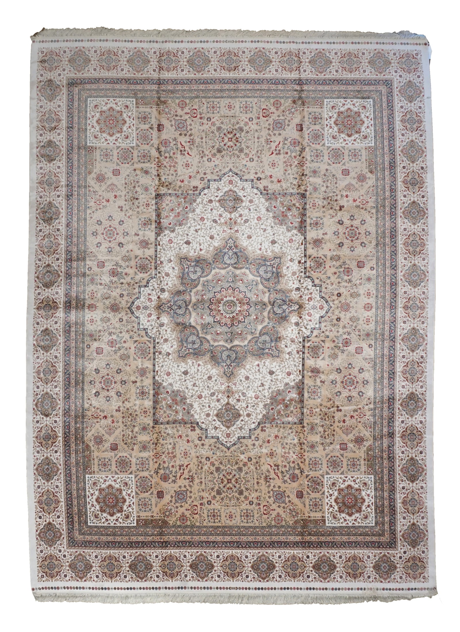 9X12 Hereke Tufted Pure Silk Area Rug, 1000 KPSI (1 of 6)